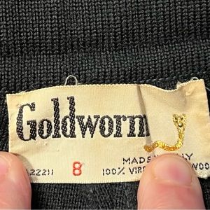 Vintage Goldworm virgin merino wool slacks
